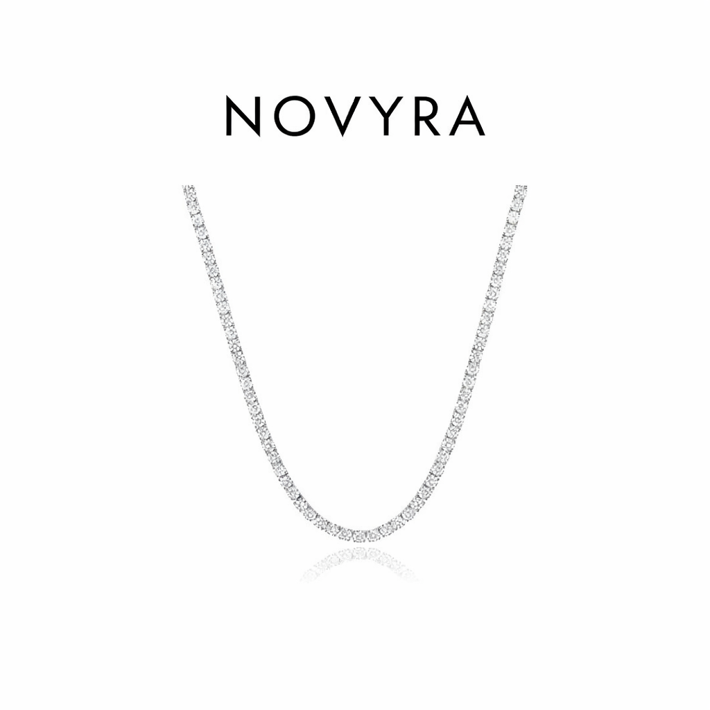 NOVYRA Moissanite Tennis Necklace